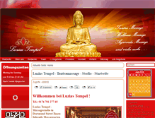 Tablet Screenshot of luzias-tempel.de